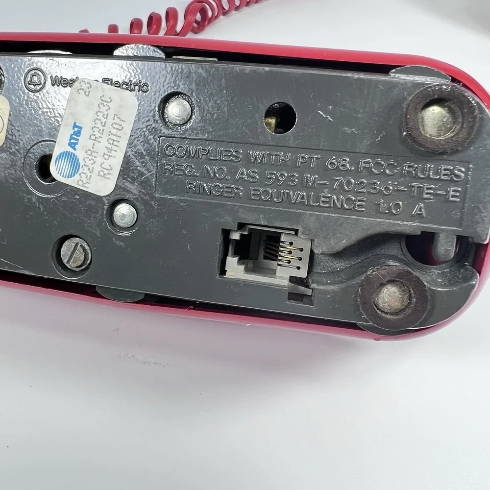 Western Electric vintage red